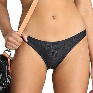 NWT Zimmermann Separates Sculpt Skinny Pant Bikini Bottoms Black Snake Texture 8